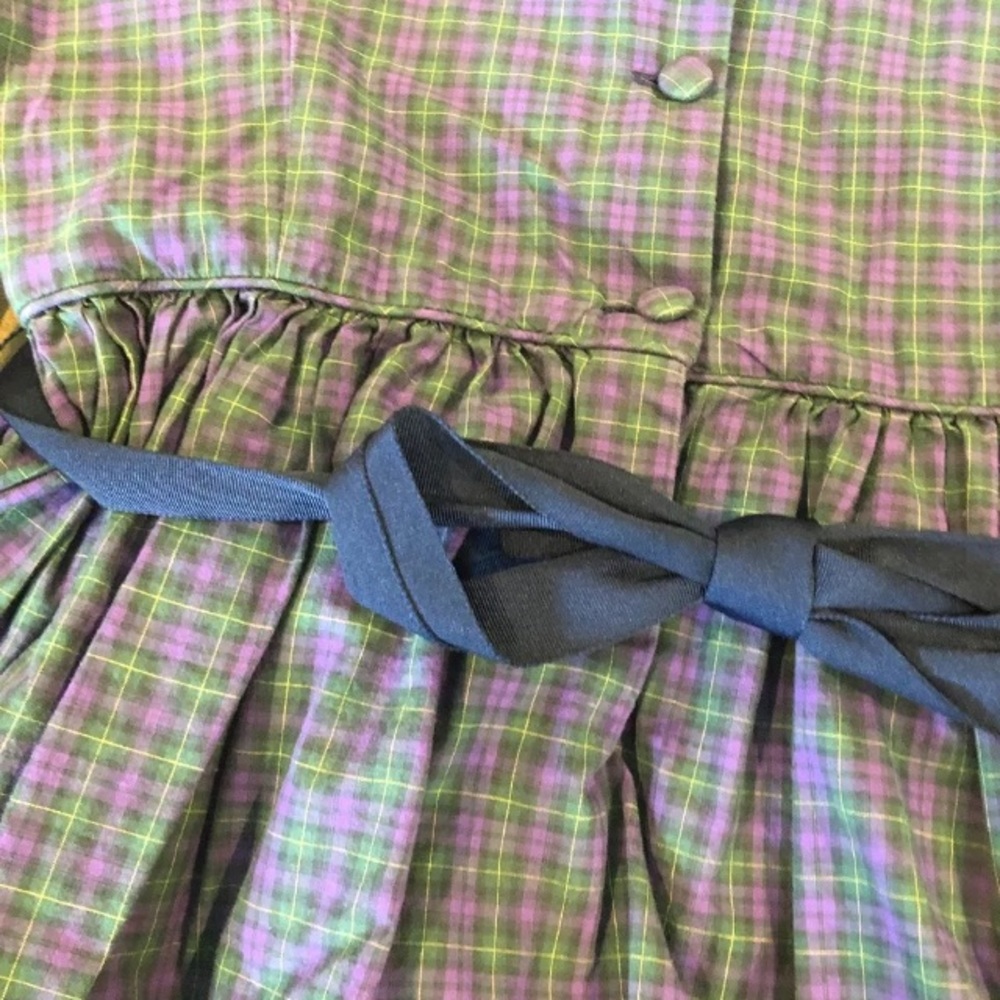 Polo Ralph Lauren Tartan Plaid Dress Sz 14 - Picture 5 of 8